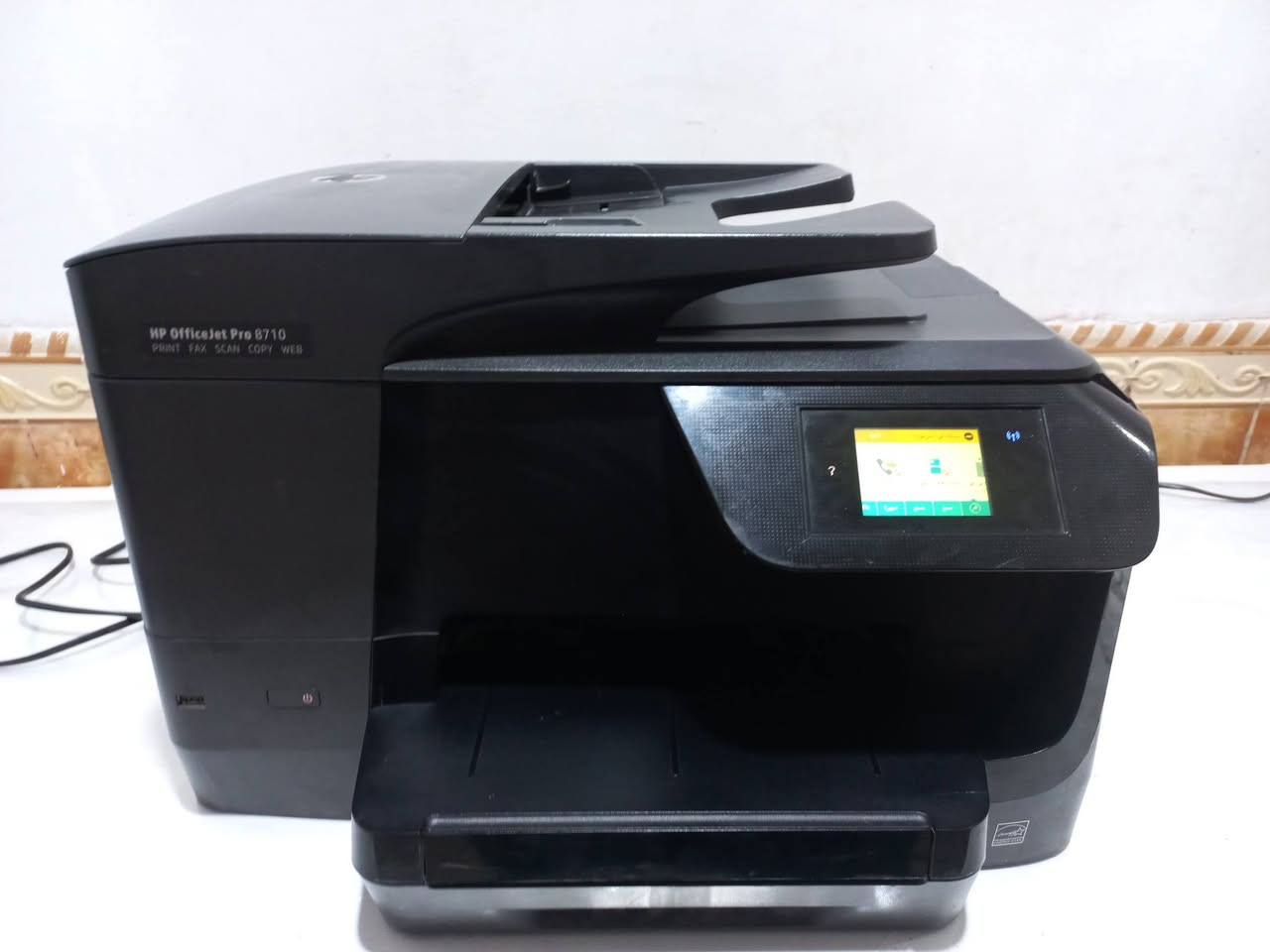 طابعة hp Officejet Pro 8710
طابعة مناسبة للمكاتب والطلاب وطباعة الملازم
مواصفات الطابعة
طباعة واستنساخ عادي وملون
وايفاي وكيبل usb طباعة من الموبايل والحاسبة
فيدر يسحب وجهين تلقائي
طباعة وجهين الورقة تلقائي
سرعة الطباعة 22 نسخة بالدقيقة
سعة كاسيت الورق 250 ورقة
رقم الكاترجات hp 953 وقابلات للحقن للحقنة الوحدة تطبع حوالي ال 1000 ~ 1500 نسخة
بيها مكان USB للارشفة والطباعة

السعر 190 الف وموجود توصيل


**إذا كنت صاحب هذا الإعلان وتريد حذفه لأي سبب، رجاءا أرسل رسالة إلى الدعم الفني**