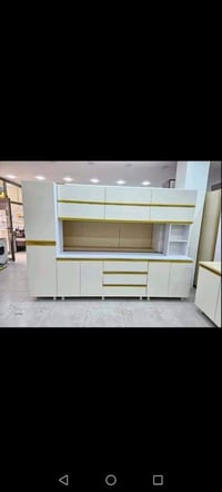 كاونتر MDF • عمق ٤٥/٦٠ سم • سنك متر ونص