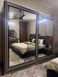 غرفة مودرن اصلية سرير مخزن مجرات هايدروليك بيهه انارة تكمة ٧قطع ٨٥٠ لل...