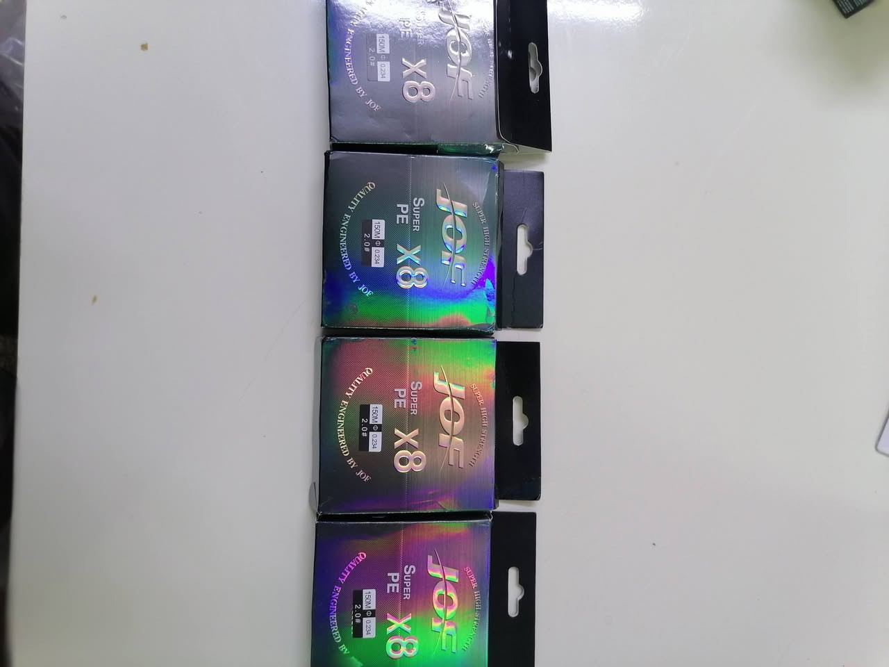 متوفر X8 ماركة Jof الطول ١٥٠ متر حجم ٠.٢٣ ملم


**إذا كنت صاحب هذا الإعلان وتريد حذفه لأي سبب، رجاءا أرسل رسالة إلى الدعم الفني**