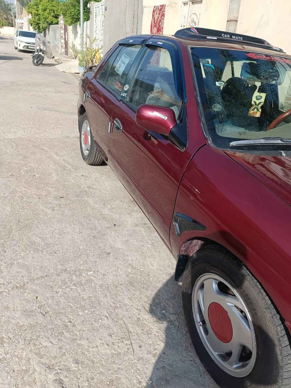 كيه سيفيا موديل 95 سياره بسمي كير اتوماتيك  محرك مسكر  تبريد  مصبوغه عام 
تخم تاير  قبل سبوع  
سياره متعوب عليه 40 وبيه مجال بسيط 
عنوان واسط قضاء الحي ***********
