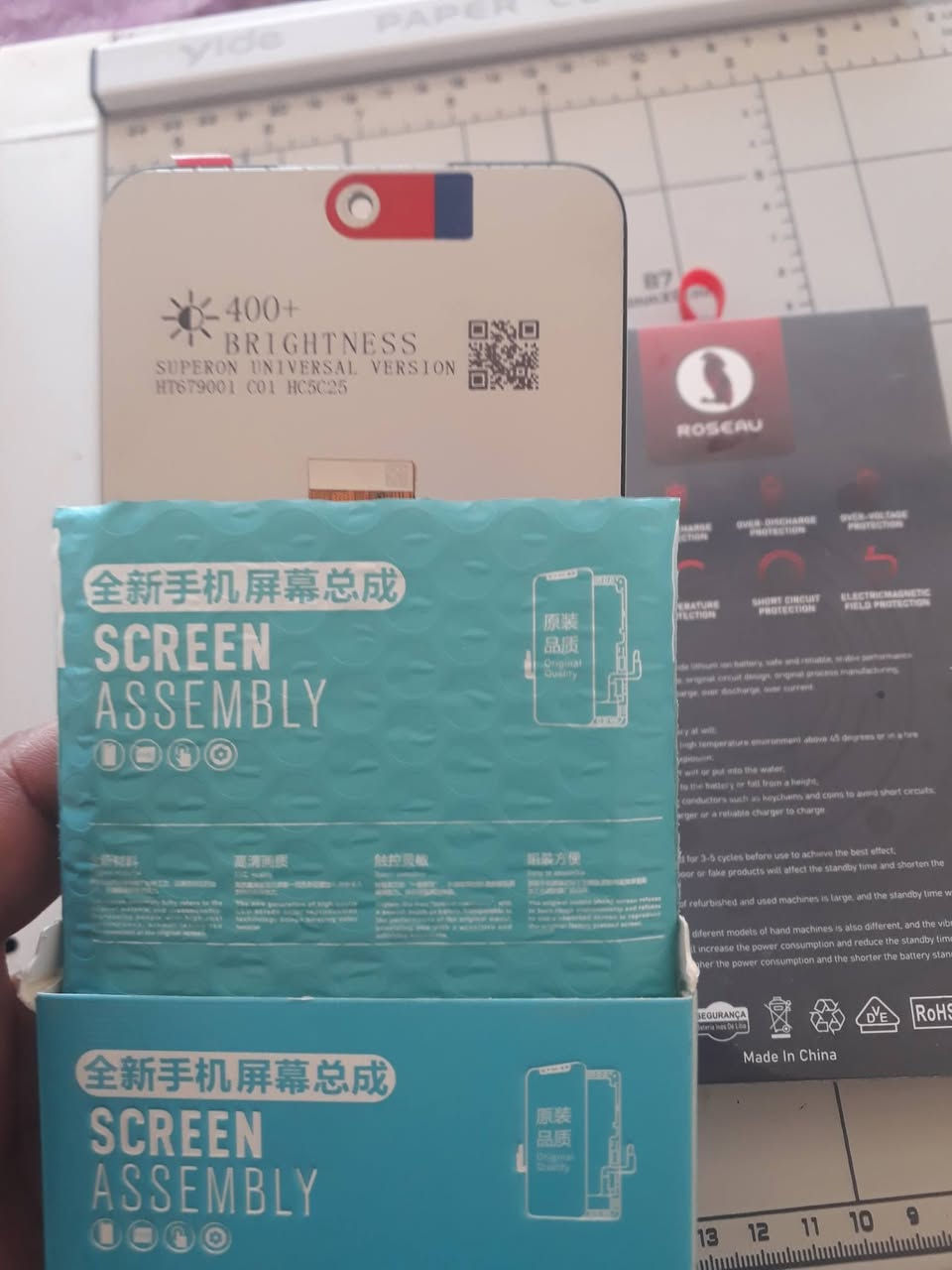 جهاز انفنكس سمارت Hd  شغال نقص شاشه وضهر 

بطاريه بوكو C75  جديده مامفتوحه
 
شاشه ريدمي 12  جديده مامفتوحه

سعرهم 30 قفل   مكان حله  توصيل ماعندي ***********
