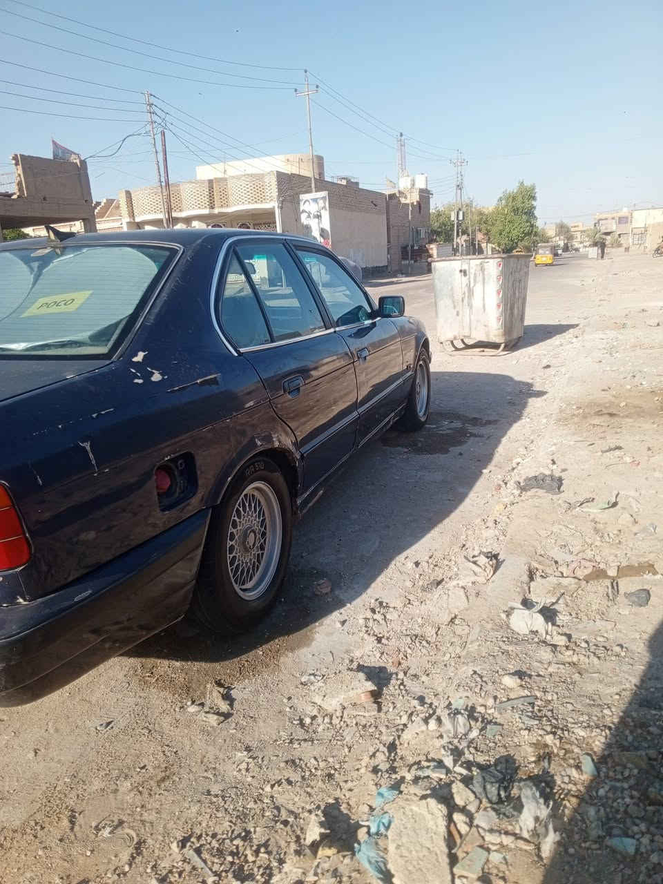 السلام عليكم بي ام 525 مسكر فانوس  للبيع ***********مكانه العماره
