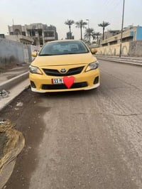 كورلا مديل2013 السيارة جديدة اترايه حلو مصفره هيئة وغرامات بغداد السيا...