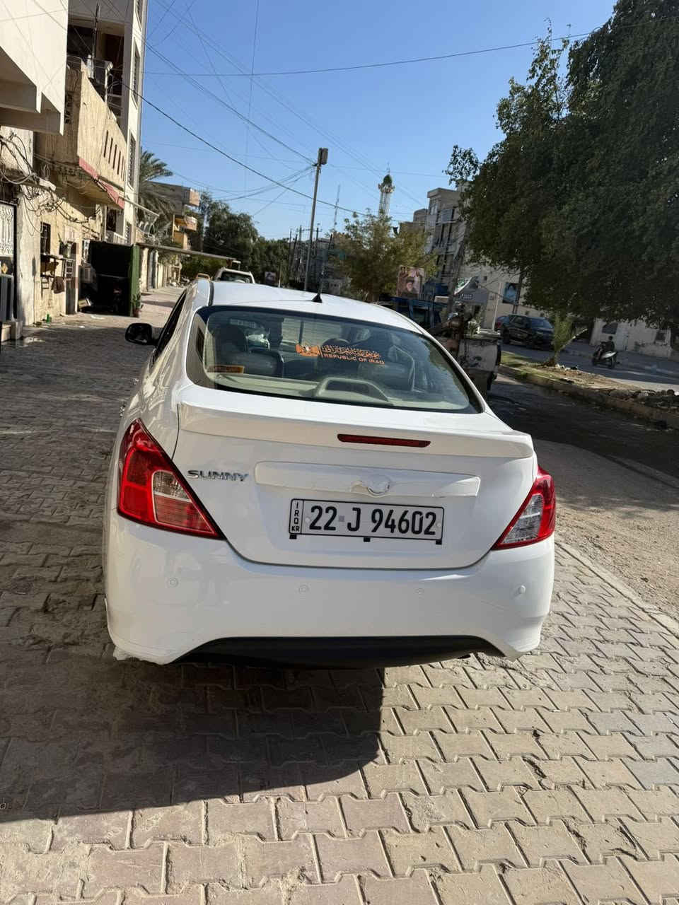 السعر 115ورقه
نيسان صني موديل 2022 رقم اربيل سنويه جديده بسمي ماشيه 39لف سياره نضيفه بيه ملاحضات كلير بل جاملغ المامي شوي هوه بمكانه مسوي كلير + طخه صغيره بل جاملغ الخلفي تصلح عل بارد +بارد اصبعين هلال ايسر ايمن موقع السياره بغداد الغزاليه او شارع حيفا رقم الهاتف ‭***********
