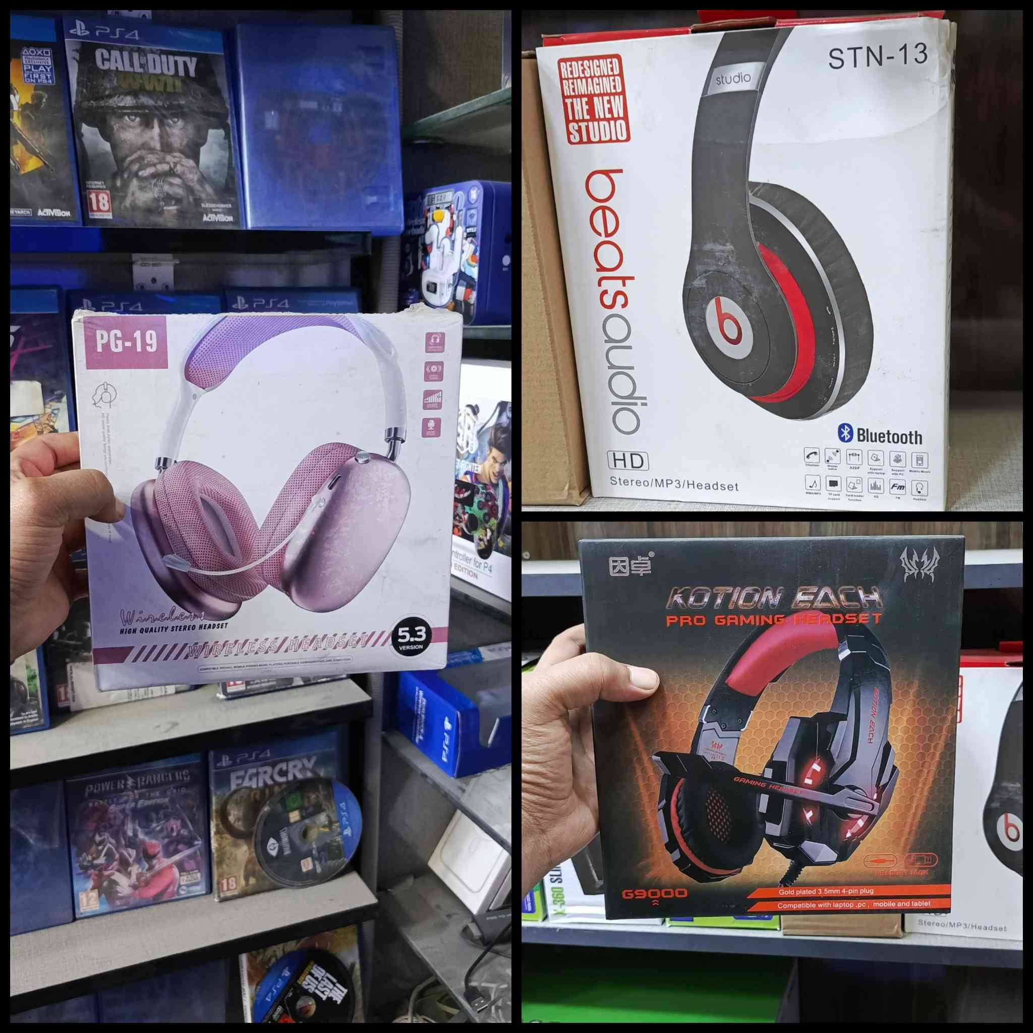 كل مايخص عالم العاب 🎮
متوفر في متجرنا 🎮❤️

العاب 💯
جوستكات 🎮
سماعات 🎧
بليات ⚡

بيع واستبدال 

على كل جهاز ضمان استبدال 🔥
عنوانه 
بغداد مدينة الصدر قطاع 71 
توصيل متوفر للجميع المحافظات 
***********
