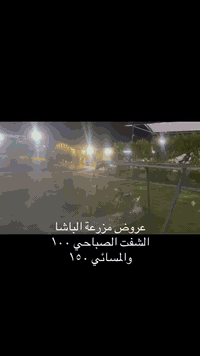 مزرعة الباشا لتأجير اليومي 
للحجز واتساب 
***********
المزرعه مو ثقه بتطبيق اجرلي
