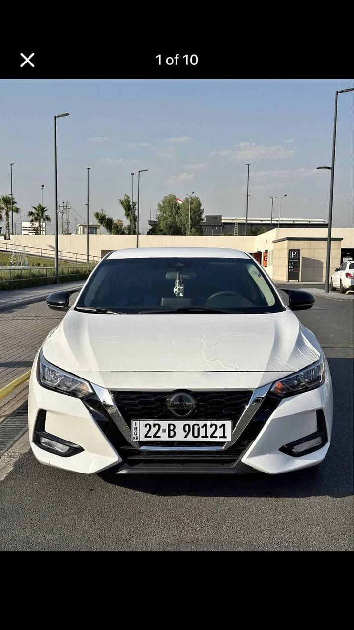 نیسان سینترا2022 SV سپی بە فری 4چوار پارچە بویاغە بێ داخیلی نرخ 130  ژ.م *********** أربيل, العراق
