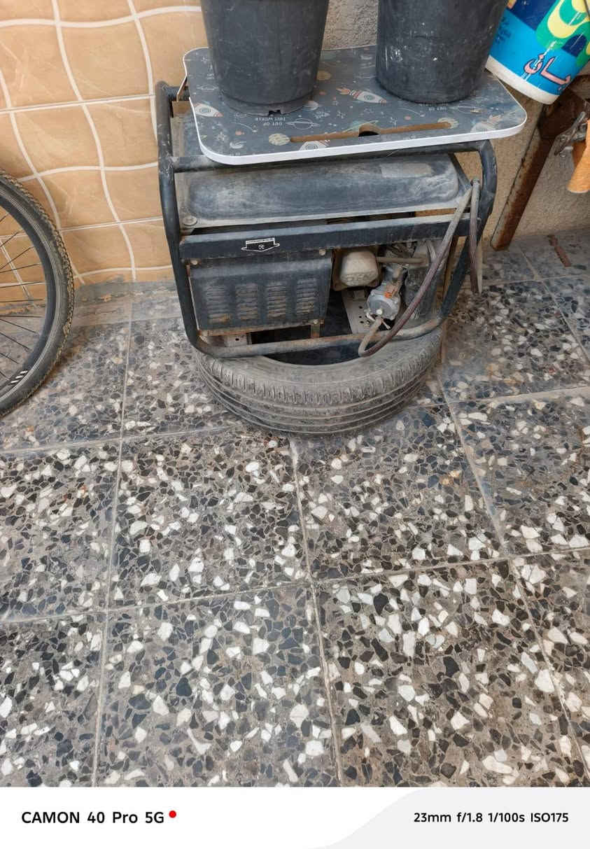 مولد منزلي + حاسبة كيس وملحقاتها وشاشة +بايسكل
المكان نهاية شارع نواب الضباط قرب الخمسين دار 
للبيع الاتصال على الهاتف (***********)
