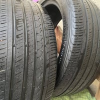 زوج اطارات مال فورتي  2024جدد نظافة ٨٠٪؜ واحد بي ركعتين وثاني مابي شي ...