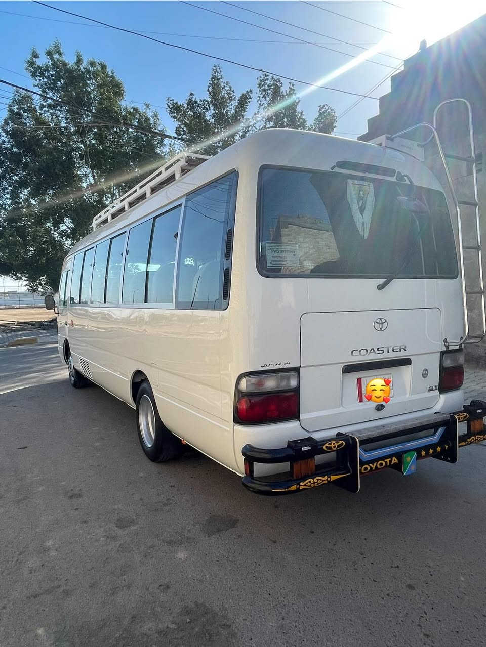 سلام عليكم تويوتا كوستر 2015 بغداد سياره بيها مكانين بارد موضحات بل صور ولباقي كفاله عامه قطره صبغ مابيها سياره جاهزه للخير مكينه گيرر اكسل تخم تاير سياره فوول مواصفات سله داخليه جوبلس بلاد حاكيه مكان السياره بغداد الاستفسار ***********
