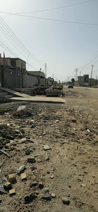 قطعه ارض المساحه 100متر للبيع سبع قصور شارع المشروع وشارع البزل مقابل ...