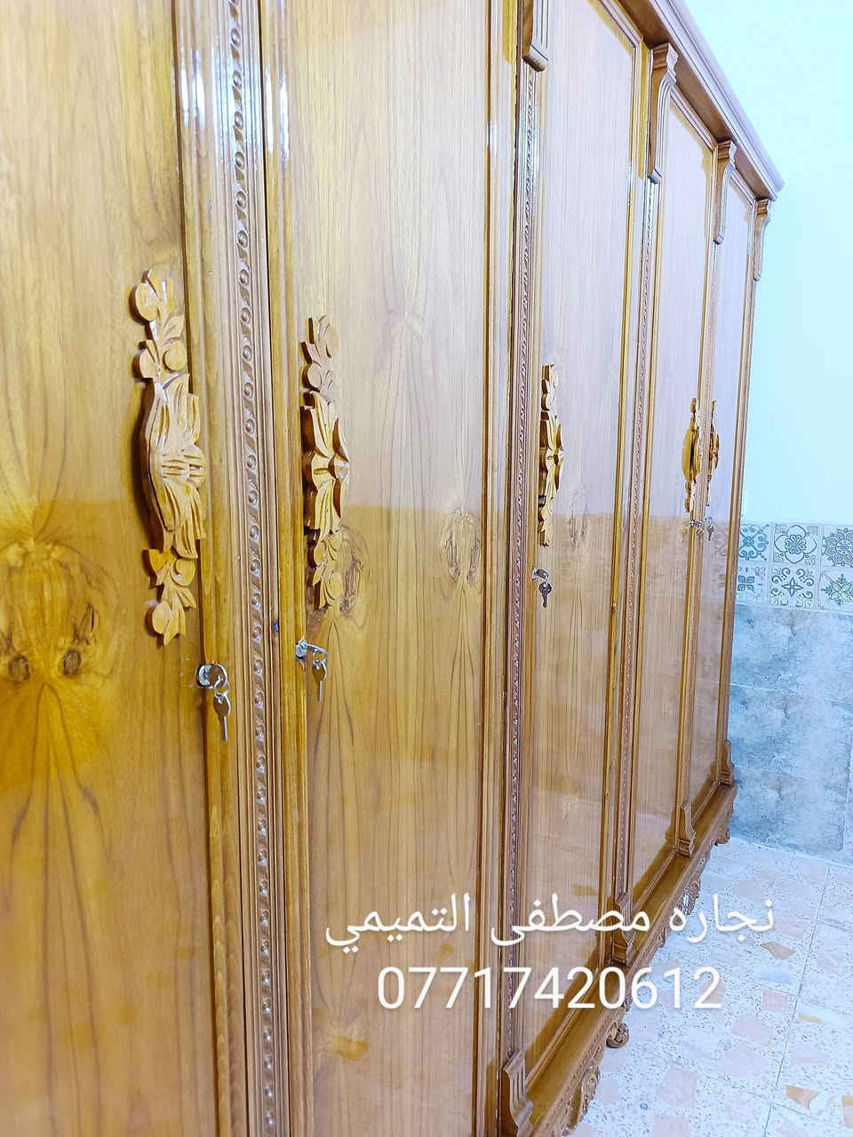 مساء العافيه 
رائيكم بهذا الشغل البسيط 
تم تجهيز طلبيه زبون حسب الطلب 
داخل وخارج صاج ٥ ملم  دنك زان لف الابواب زان كعب غزال زان يدات زان 
الكنتور مقطع كل باب وحده 

بغداد حي اور قرب فلكه صباح الخياط 
***********
