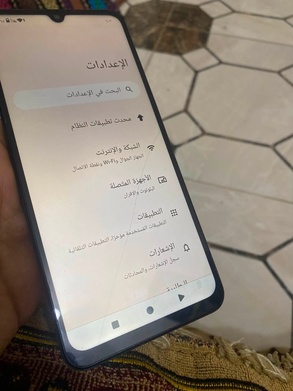 سلام عليكم موبايل ريدمي A5ذاكره ١٢٨ رام٢+٤فطر ب الشاشه و الكامره هم بس ما مأثر عليه مكاني كربلهةة الرقم ***********
