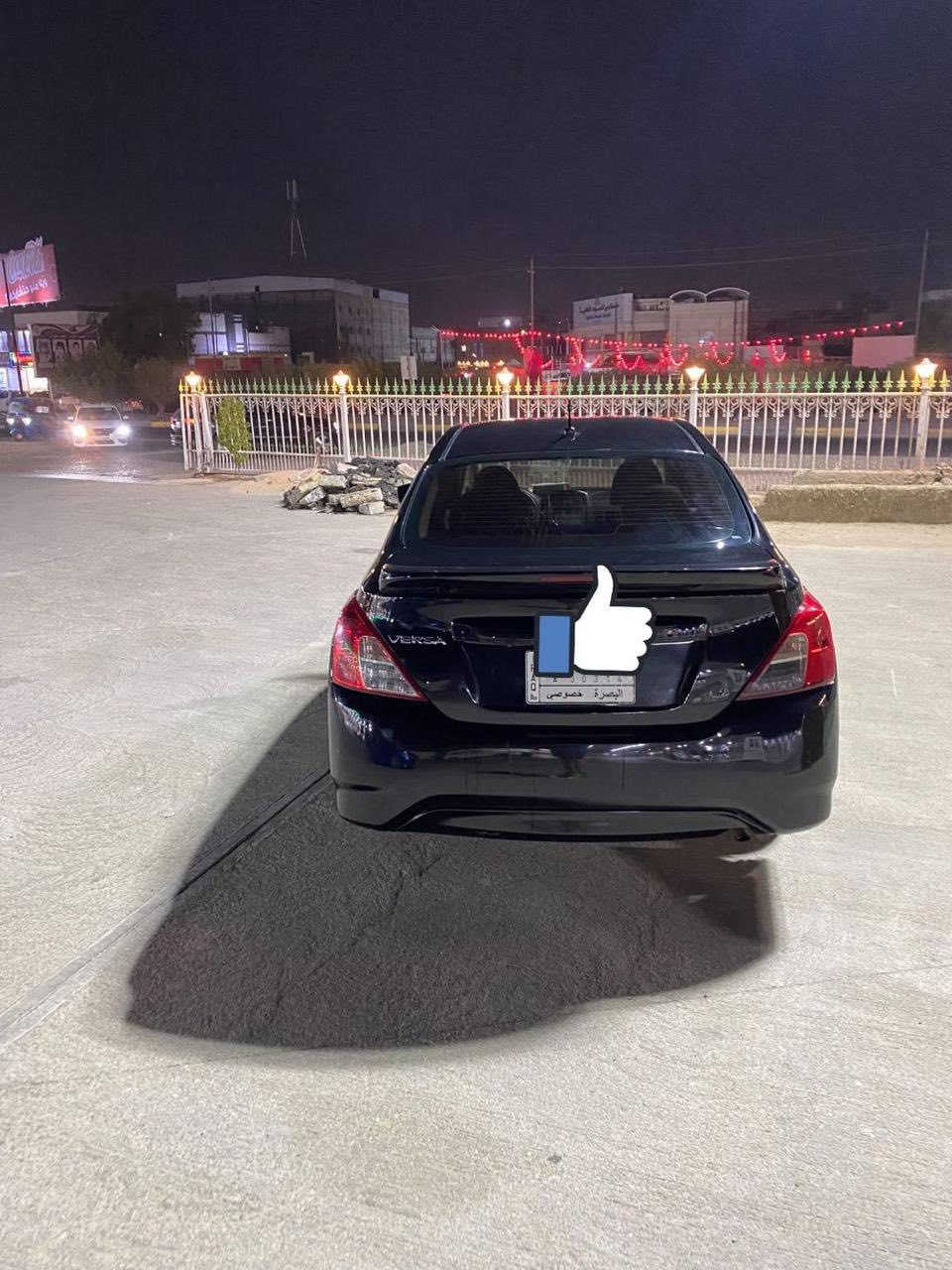 نيسان فيرسا مديل 2019
كفاله من الحادث 
تقرير غرق وارد امريكي صورته موجوده 
للبيع 
سعر 96 وبيه مجال 
واتساب ***********
