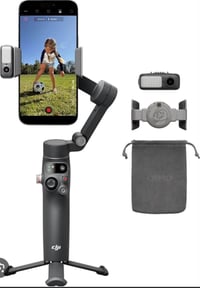 Dji osmo 8   للبيع مستخدمة مرتين فقط ( جديدة )   السعر 165 الف وبيها م...
