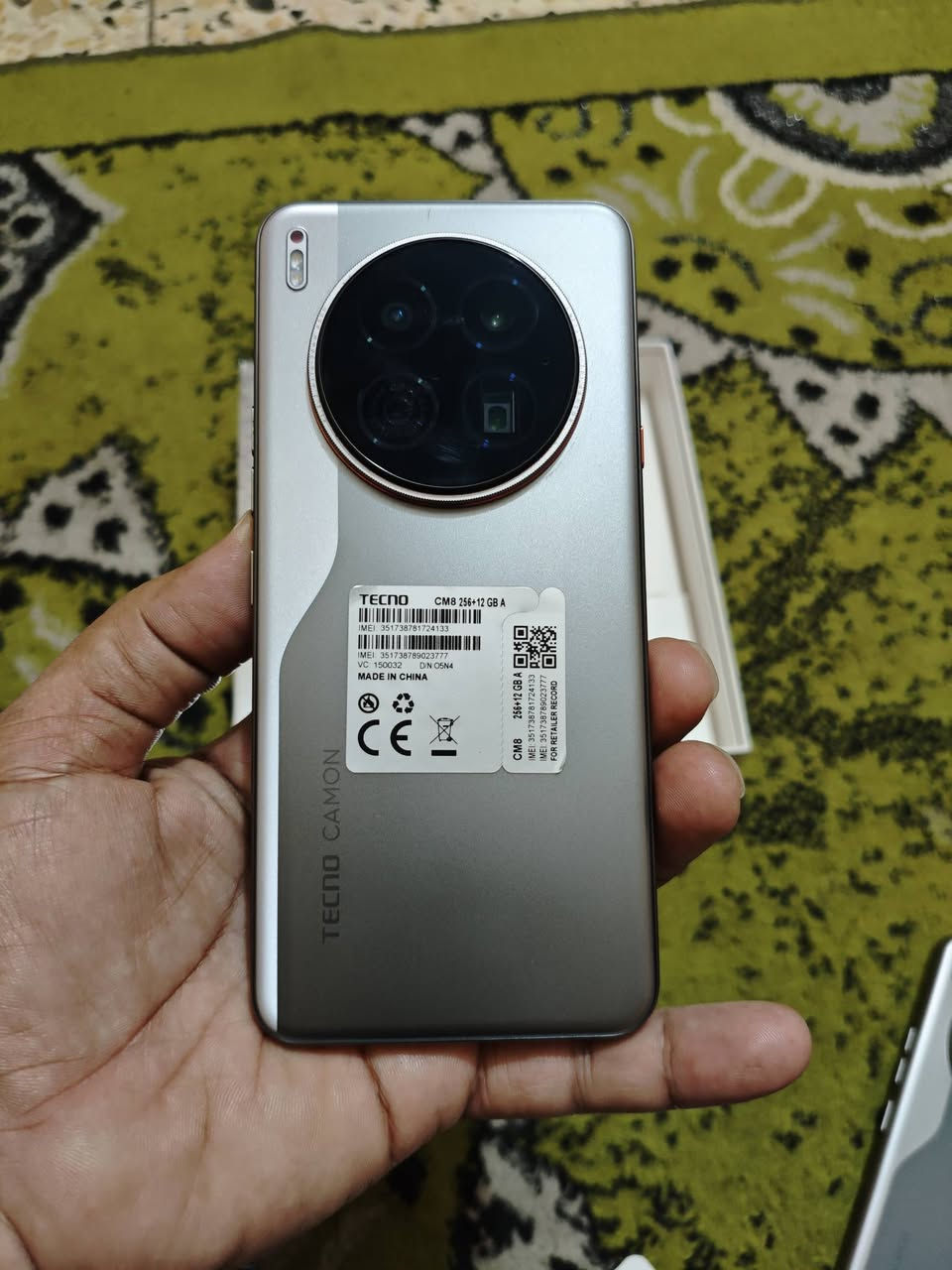 تكنو كامون 40 پريمير
كامل الملحقات
الذاكرة 256
الرام 12
الشاشة أمولد
يدعم الشحن السريع بقوة 70 واط
للبيع بـ 400
أو للمراوس
مكاني بغداد

رقم الهاتف
***********
