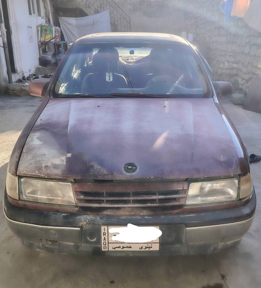 اوبل فكترا ماروني اللون للبيع كاربون بنزين موجود شرط تحويل ب إسمي رقم نينوى موديل 91 سنوية مجددة ل2028 الاتصال على الرقم (***********))
