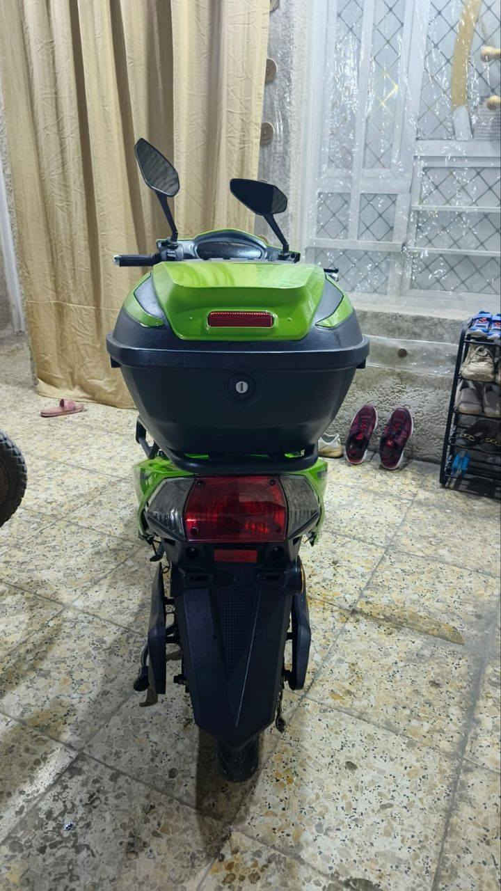 سكنس شحن
6 بطاريات كبار
سرعه 60 حقيقي
نظام سرقه وتشغيل عن بعد + 3 سرع 2 سويج
نظام R رجوع للخلف 
دراجه نظيفه ومابيها اي نقص
السعر 450 وبيها مجال بدون كسر 
مكان بغداد البلديات


**إذا كنت صاحب هذا الإعلان وتريد حذفه لأي سبب، رجاءا أرسل رسالة إلى الدعم الفني**