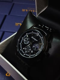 ماركة Poedagar • أسود كامل • مقاومة ماء ٣٠م