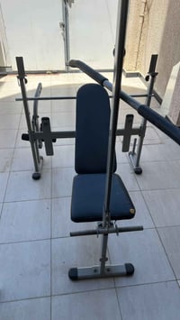 مصطبة بنج • بنج • حامل شفت • تمرين ارجل • بكرة سحب • معدات رياضية • جه...