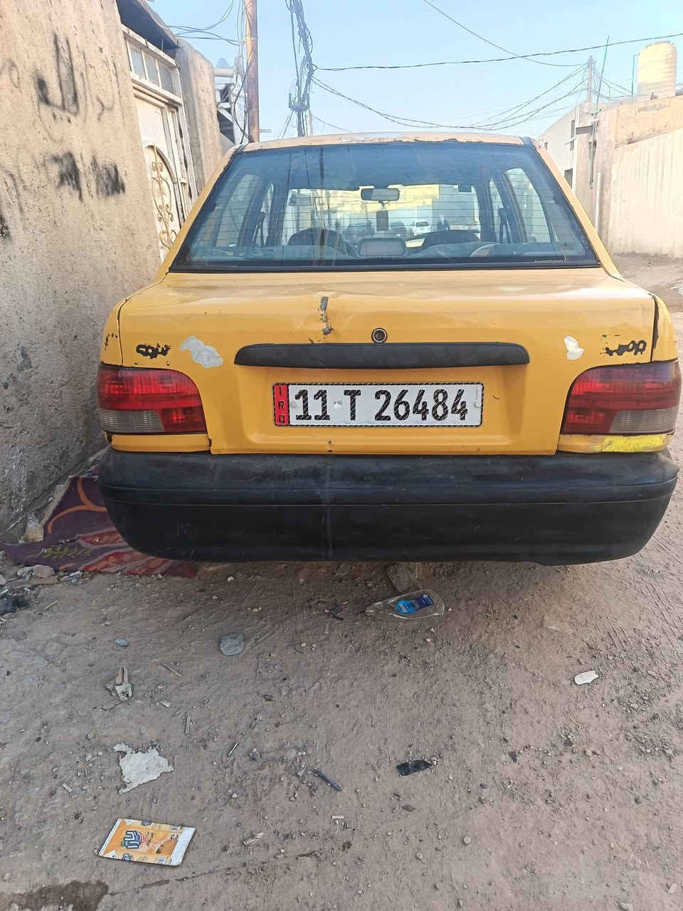 سلام عليكم سيارة سايبة موديل 11 كير فكفول مكينه خيط بخار حداديه/100/70 تبريد شغال تخم تاير جديد سيارة مثل ماشفه بصور  بور مشط ستيرن كفاله سنويه لل30 شرط مدور مكاني نجف سعر 23 رقم الموبايل ***********
