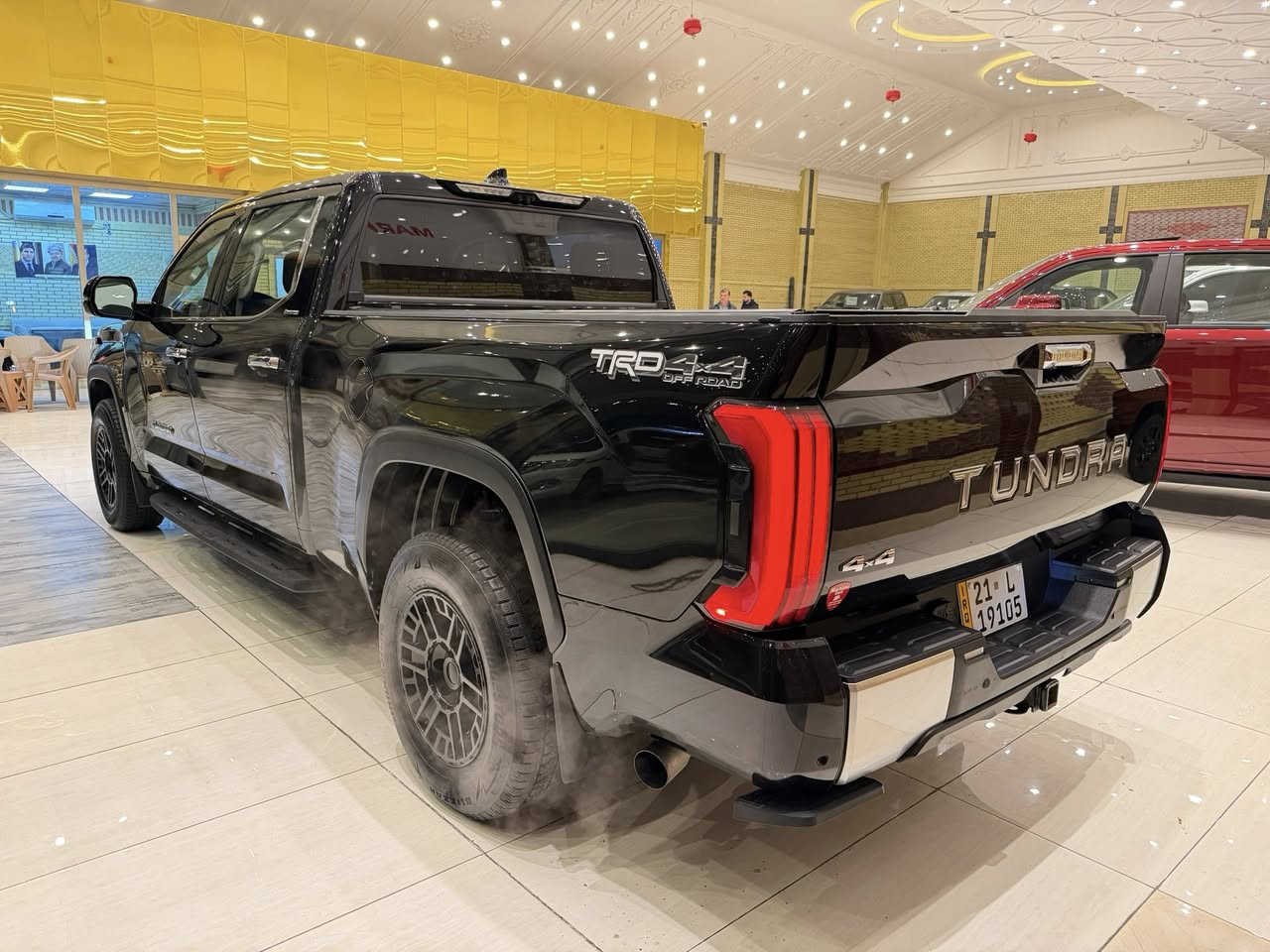 MCA IRAQ 
——————————
BRAND : TOYOTA TUNDRA
CLASS : LIMITED TRD
ENGINE : V6 - 3.4T - 4x4
STATUE : CLEAN TITLE كلين تايتل
YEAR : 2023
PRICE : $$
COUNTER : 49.000 MILE
IMPORTING : وارد كندى
ADRESS : Erbil , أربيل شارع ١٠٠م صف دائرة گمرگ
FOR IFORMATION CALL US :
MARHABA CARS 
 📞 : ***********
📞 : ***********
