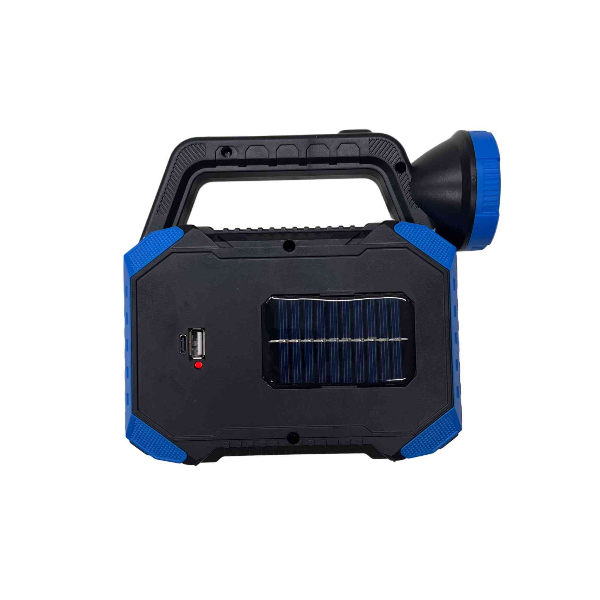 مصباح شحن شمسي متعدد مصادر الإضاءة – HI SHEEN HS-8055A

• مصباح إضاءة محمول يعمل بالشحن الشمسي وUSB، مصمم للاستخدامات المتعددة داخل وخارج المنزل.

• مزوّد بـ 3 مصادر إضاءة لتوفير خيارات إنارة مختلفة.

• يحتوي على مصباح أمامي LED واحد (1 LED Headlight) للإضاءة المباشرة.

• مزوّد بـ إضاءات جانبية (Side Lights) للاستخدام الواسع أو القريب.

• يدعم الشحن عبر اللوح الشمسي الخلفي أو من خلال منفذ USB.

• تصميم يدوي مع مفتاح تشغيل لسهولة الاستخدام.

• نوع المنتج: مصباح شحن متعدد الإضاءة
• الموديل: HS-8055A
• عدد مصادر الإضاءة: 3 Light Source

• طرق الشحن:
– شحن شمسي (لوح شمسي خلفي)
– شحن عبر USB
• منفذ الشحن: USB
• الاستخدام: محمول باليد


**إذا كنت صاحب هذا الإعلان وتريد حذفه لأي سبب، رجاءا أرسل رسالة إلى الدعم الفني**