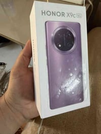 هونر x9c 5G الون  ((البرتقالي الضهر جلد)) ذاكره 256 عشوائيه 8 جهاز جدي...