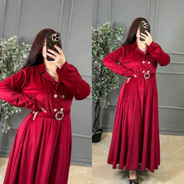 بسم الله الرحمن الرحيم 

اللهم صل وسلم على نبينا محمد وآل محمد 

فستان نسائي كلوش

خامة مخمل جلد الارنب ممتازة شرط الفحص 
M. L. XL. 2XL

للحجز والاستفسار راسلونا واتساب توصيل لجميع المحافظات *********** كركوك
