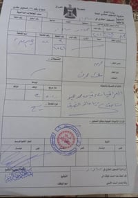 نص قطعه ارض للبيع حي اليرموك السعر 22مليون   للاستفسار 07729151501