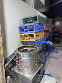 غراض محل دجاج البيع سماطه عدد2 ميزان اكتروني أبو شاشة عدد 2 صناديك دجا...