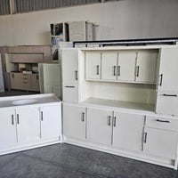 كاونتر المنيوم • ٢م • سنك مرمر ١م٢٠