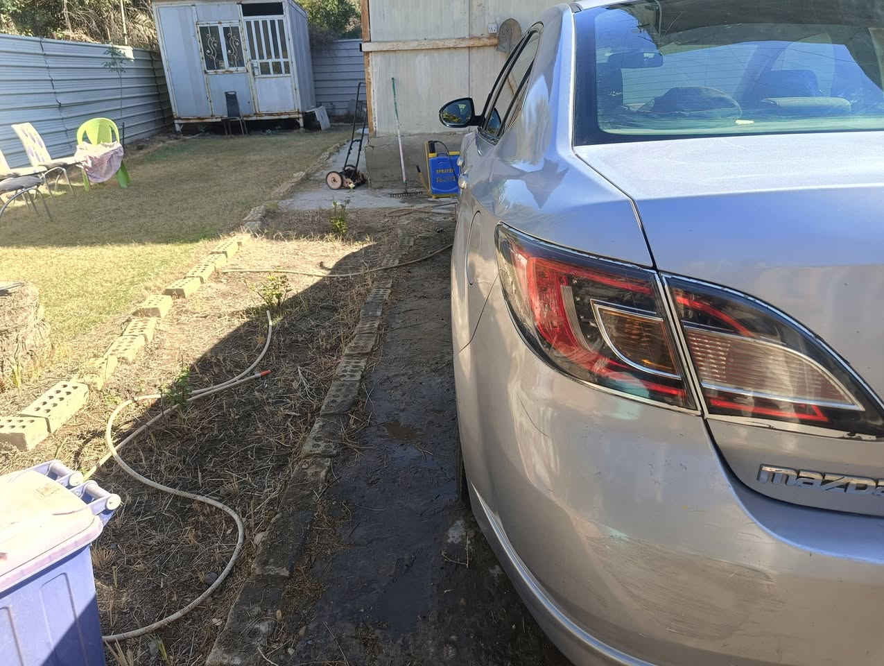 سلام عليكم مازدا 6 خليجي 2009 صبغ اقل من حزام ابيع حزام بدون ضربه بغداد انكليزي باسمي  للبيع ب80 وبيه مجال ***********
