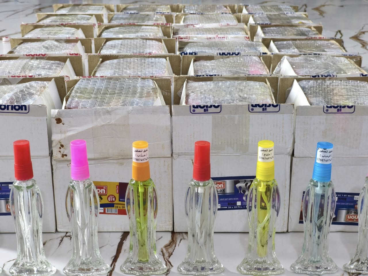 #تجهيز_جملة_فقط
- لأصحاب المحلات والمجمعات والكوزمتك:

🔸درزن عطور 12 قطعة بـ12 ألــف فقط !
كارتون 10 درزن 120 قطعة بـ 115 ألــف!

🔹 توصيل داخل الناصرية ٢,٠٠٠ دينار فقط.
 أقضية ونواحي الناصرية ٣,٥٠٠ الف.
ويوجد توصل لكافة المحافظات.

🔹ملاحظة: قبل لا تستلم الطلب، أفحص جودة العطور أمام المندوب، وإذا ما عجبك لا تستلمها وتوصيلها علينا.

🔹للتواصل واتساب:***********
