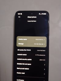 بوكو M4 برو • موبايل بوكو • ذاكرة 256GB • شاشة مكسورة • موبايل للبيع •...