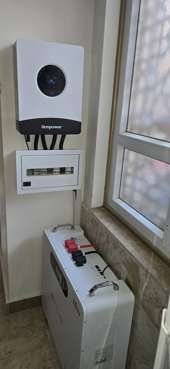 بأشراف وتنفيذ كادر هندسي مختص في أجهزة الطاقة الشمسية للمنازل والمكاتب والمنظومات الزراعية ذو خبره تصل الى 6 سنوات

⚡ اليوم من سامراء حي المعمل  ⚡
تم وبحمدلله تجهيز ونصب
 منظومة ( 20 امبير نهاري 10 ليلي )  التفاصيل
🔹 إنفيرتر كوس بور 6 كيلو ضمان 3 سنوات استبدال 
🔹 بطارية ليثيوم سولار ماكس 15 كيلو  ضمان 5 سنوات 
🔹 الواح لونجي 620w عدد 9
🔹 بورد حماية متكامل مع جوزه واي فاي 
🔹أسلاك  DC و أسلاك AC
🔹 حديد حداده مغلون
🔹 ربط ومتابعة عبر الإنترنت 

مكتب التقنيات الحديثة للطاقة الشمسية
 صلاح الدين سامراء فلكةالشروق مقابل مطعم حبايبنا -
*********** 📞مهندس محمد مانع
*********** 📞محمد صالح
#طاقة شمسية
#بغداد
#المنصور
#سامراء
#تكريت
