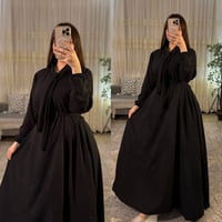 فساتين طلعه • اسود • فري سايز لحد ٨٥