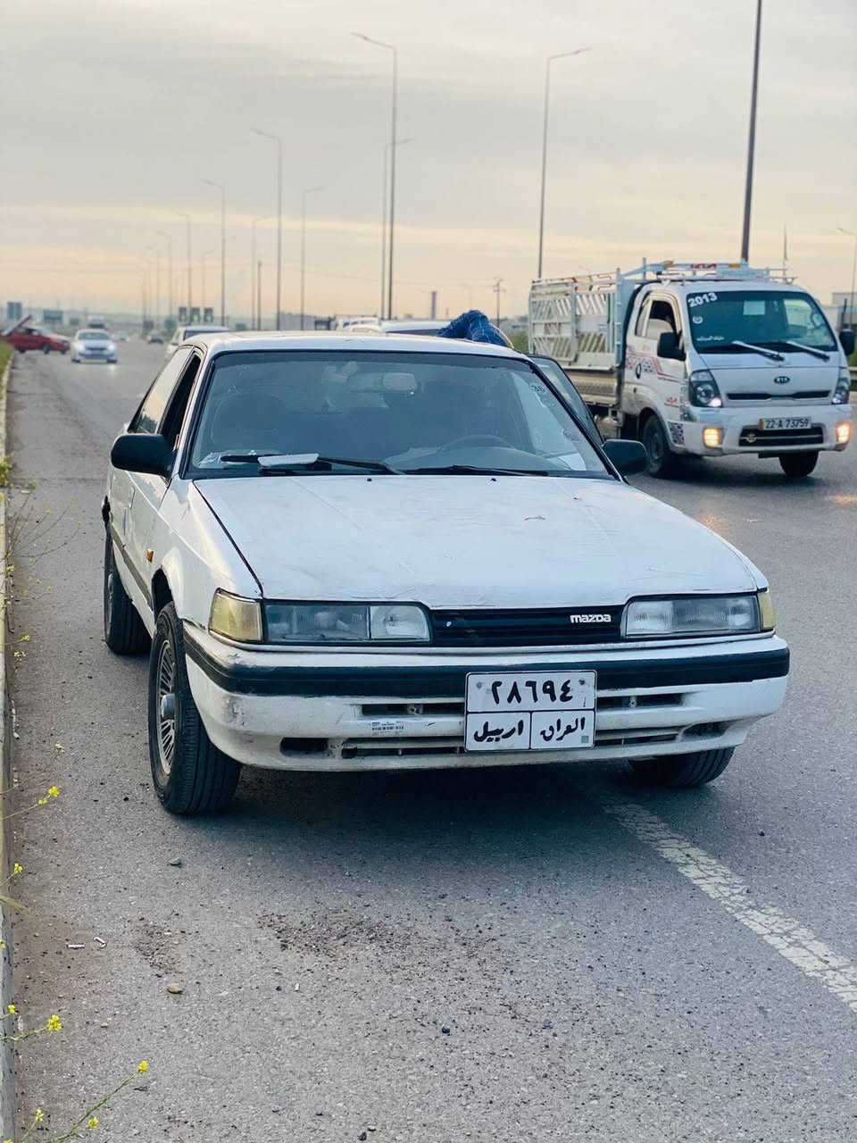 فروشتنی خێرا
مازدە 626
مودێل 1990
گێر ومەکینە بەشەرت 
چوار تایەیی نوێ
بەناوکرد بە شەرت
بو زانیاری زیاتر پەیوەندی بکە بە ژمارە

 ***********
کوڕەک
 ڤایبەر 
واتسەپ أربيل, العراق
