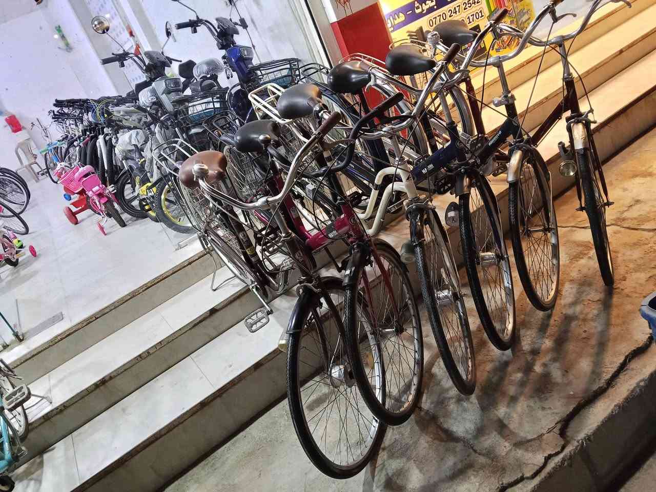 معرض اريان للبيع دراجات هوائية والكهربائيه 
عنوان خانقين داره كوناره مقابيل مركز الوند للطب تكميلي 
***********
