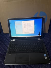 لابتوب HP نوع بافيلون بروسيسور core i 7 جيل رابع ram 4GB الهارد اس اس ...
