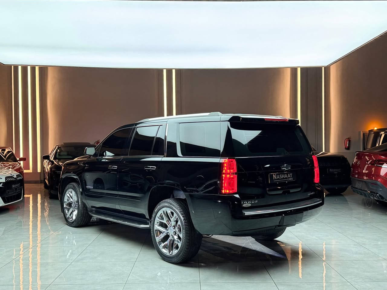 تاهو 2019 بريمير خليجي وكالة المنصور
فول مواصفات 
بصمة ابواب وتشغيل 
ثلاجة 
داتا شوو كبير 
كيج اللكتروني دجتل  3 اشكال
جنطة كهرباء شفط
ويل كب 22 
مقاعد جلد داخل قرميدي 
كشنات تبريد وتدفئة
7 راكب تبريد مركزي
حساسات وكامرات
رادار 360 درجة
نقط عمياء وتحديد مسار
شاحن لاسلكي
شاشة كبيرة وسطية
استرين كهرباء + هيتر
4X4 فور ويل
لددات امامي خلفي 
لايتات وكشاف زنون
باقي مواصفات البرايمر معروفة فول اعلى فئة

السيارة مكفولة كفالة عامة كلها بشرط على وضع شركة
جديدة جدا ماشية 51 الف فقط حقيقي بالشرط
رقم وهزة وسنوية جديد 
السعر 435 $ 🔒 وماكو هيج سعر بهالنظافة
*********** مكان السيارة اربيل
