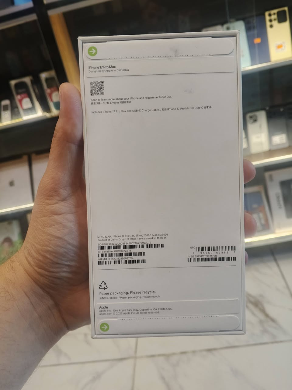 17بروماكس
ذاكره256
شريحه فعليهza جهاز جديد غير مستخدم بيدك تفتحه


**إذا كنت صاحب هذا الإعلان وتريد حذفه لأي سبب، رجاءا أرسل رسالة إلى الدعم الفني**