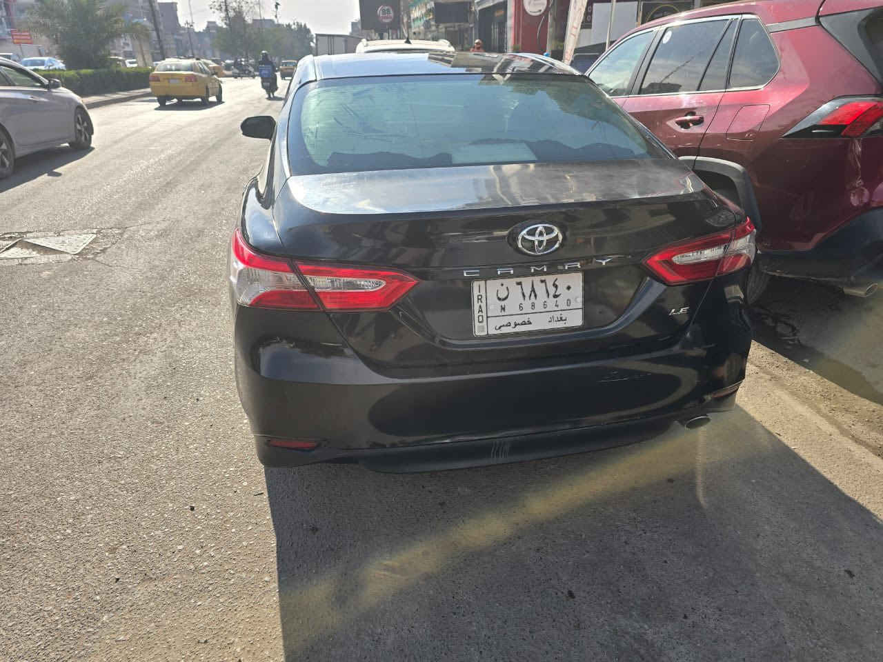 سلام عليكم 
سياره كامري 2018
الضربه في الجزء الخلفي (الجنطه )
سعرها ١٦٣ وبيها مجال بسيط 
مكاني بغداد البنوك 
***********
