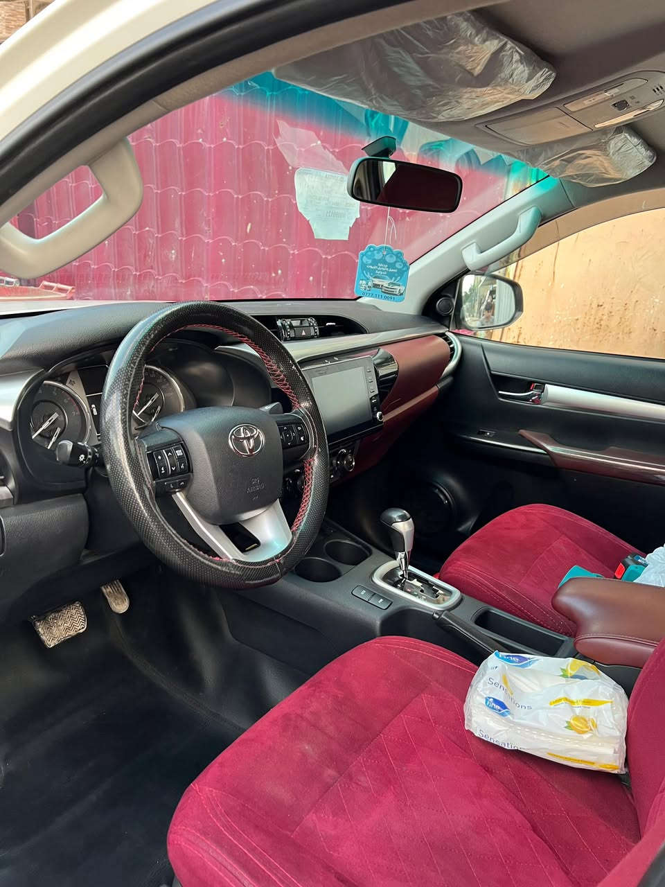 السلام عليكم
بيكم للبيع هايلوكس موديل 2022 
6 سلندر ساز فول مواصفات ماشيه 50 الف 
كفاله عامه 
للتواصل ‭***********‬
مكان سياره بغداد المشتل
