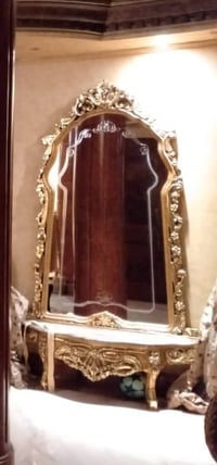 طراز فرنسي • بورق الدهب • مرايه