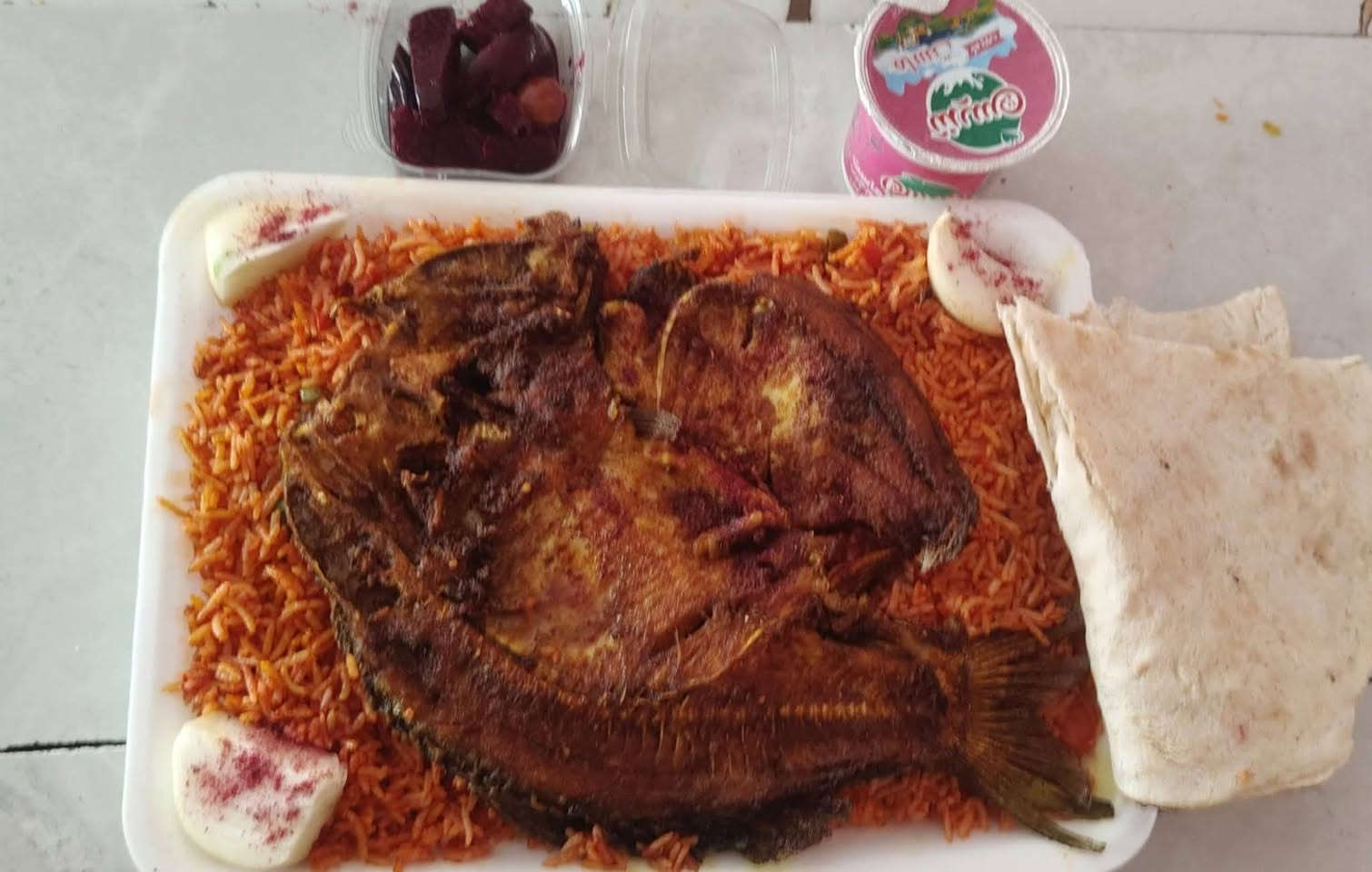 مندي سمك صينيه تكفي 3 نفرات 7000 التوصيل مجاني لكل مناطق الشامية للحجز ***********
