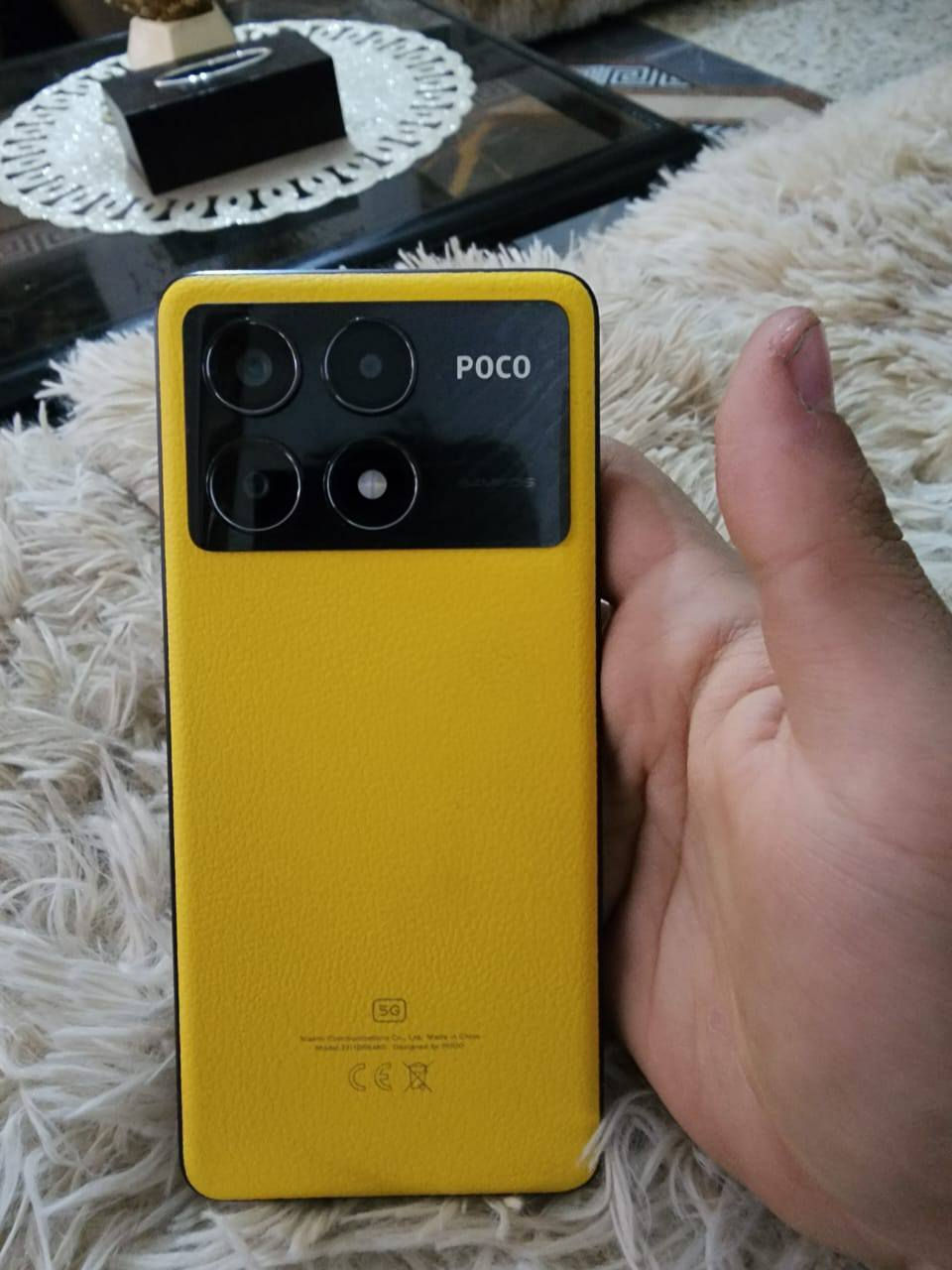 Poco x6 pro
جهاز مكفول من كلشي نضيف جداً ذاكره ٥١٢ السعر ٣٠٠ وبيه مجال مكاني بغداد البياع


**إذا كنت صاحب هذا الإعلان وتريد حذفه لأي سبب، رجاءا أرسل رسالة إلى الدعم الفني**