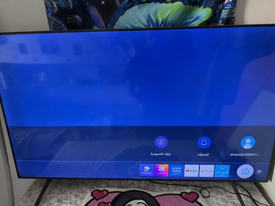 شاشه سامسونك 60 بوصه 4k فول سمارت عرض LED اصدار UA60BU8000UXEG نظيفه مبدل بيها فقط بورد من وكاله وياها غراضها الاصليه وبيها ضمان سعرها 700الف الشراي يراسل واتساب ***********
