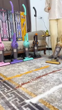 مكنسة عامودية • ٦٠٠ واط • فلتر هدية